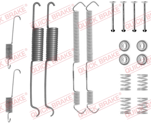 Комплект приладдя, гальмівна колодка   105-0691   QUICK BRAKE