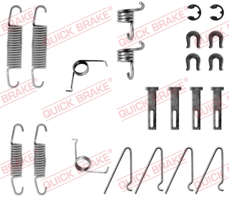 Комплект приладдя, гальмівна колодка   105-0703   QUICK BRAKE