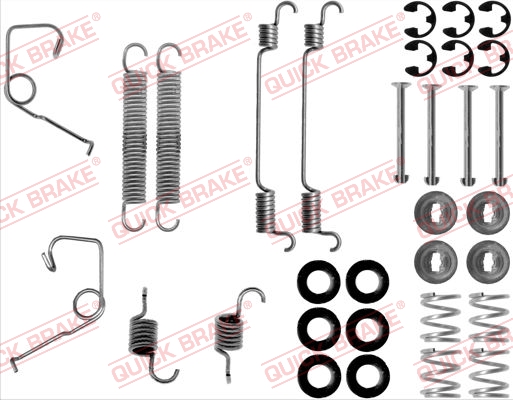 Комплект приладдя, гальмівна колодка   105-0706   QUICK BRAKE