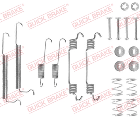 Комплектующие, тормозная колодка   105-0709   QUICK BRAKE