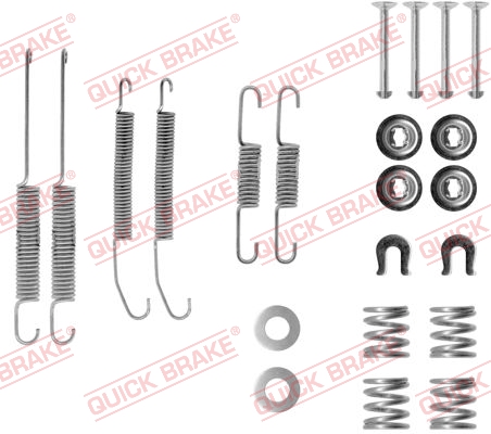 Комплектующие, тормозная колодка   105-0718   QUICK BRAKE