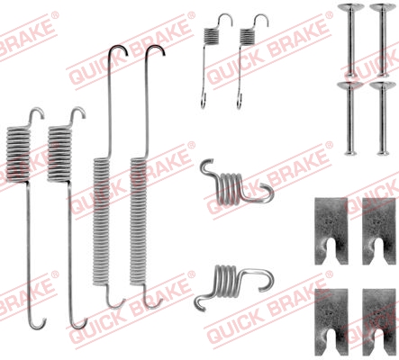 Комплект приладдя, гальмівна колодка   105-0732   QUICK BRAKE