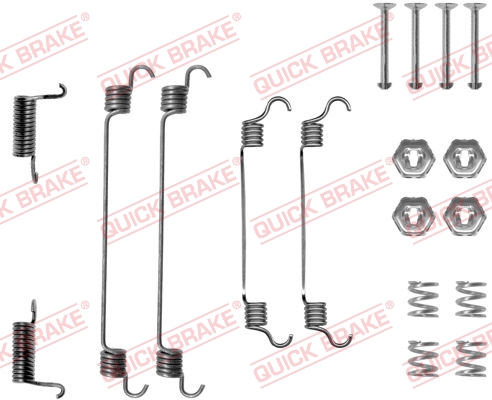 Комплектующие, тормозная колодка   105-0737   QUICK BRAKE