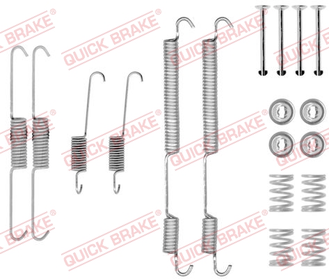 Комплект приладдя, гальмівна колодка   105-0753   QUICK BRAKE