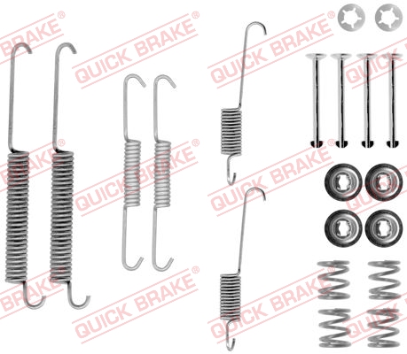 Комплектующие, тормозная колодка   105-0754   QUICK BRAKE