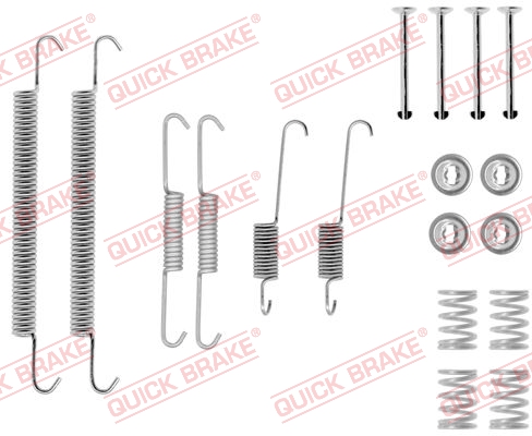 Комплектующие, тормозная колодка   105-0757   QUICK BRAKE