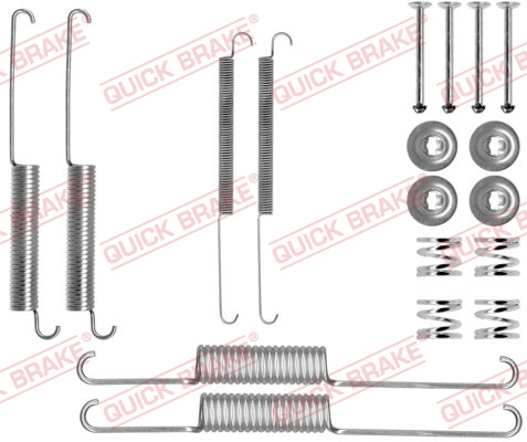 Комплектующие, тормозная колодка   105-0758   QUICK BRAKE