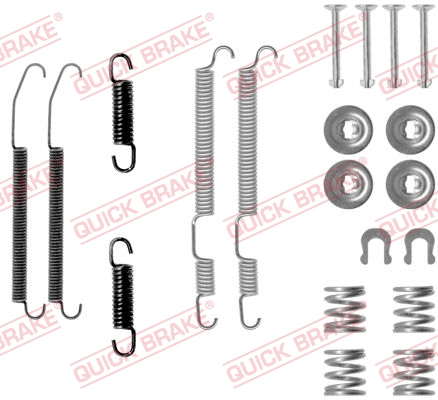 Комплектующие, тормозная колодка   105-0760   QUICK BRAKE