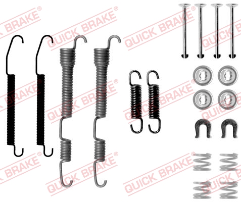 Комплектующие, тормозная колодка   105-0761   QUICK BRAKE