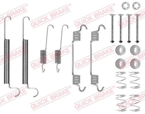 Комплектующие, тормозная колодка   105-0766   QUICK BRAKE