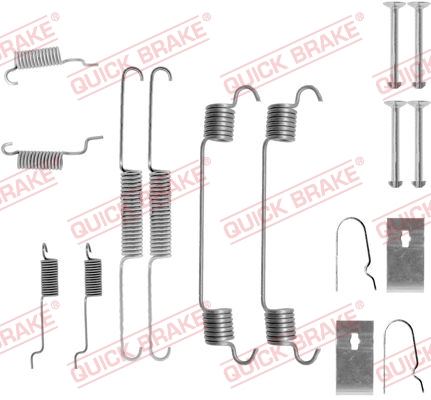 Комплектующие, тормозная колодка   105-0767   QUICK BRAKE