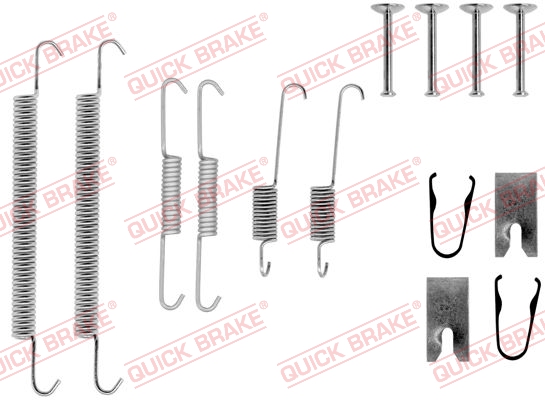 Комплект приладдя, гальмівна колодка   105-0771   QUICK BRAKE