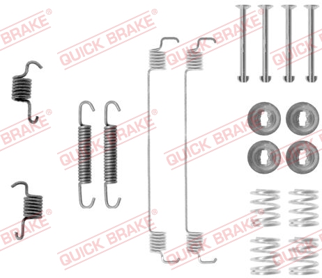 Комплектующие, тормозная колодка   105-0777   QUICK BRAKE