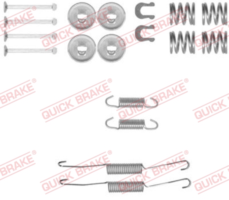 Комплектующие, тормозная колодка   105-0778   QUICK BRAKE