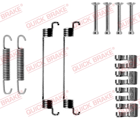 Комплект приладдя, гальмівна колодка   105-0783   QUICK BRAKE