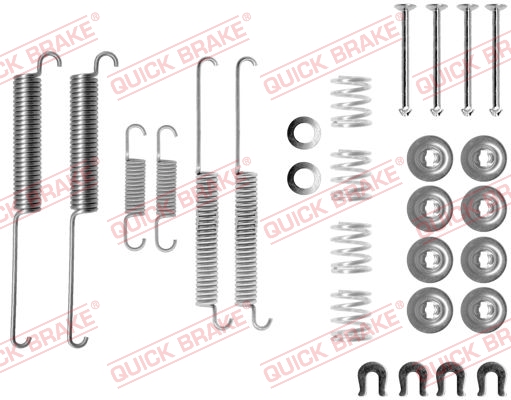 Комплектующие, тормозная колодка   105-0787   QUICK BRAKE