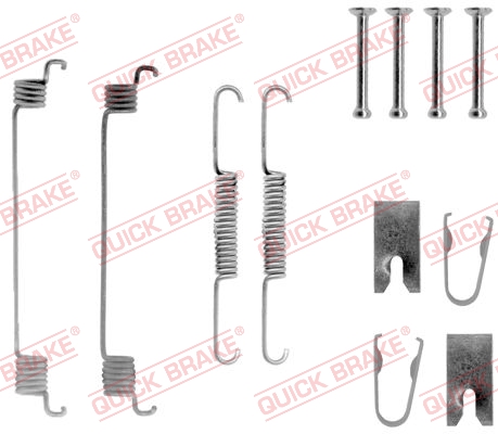 Комплектующие, тормозная колодка   105-0789   QUICK BRAKE