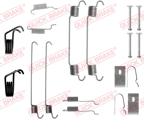 Комплектующие, тормозная колодка   105-0799   QUICK BRAKE