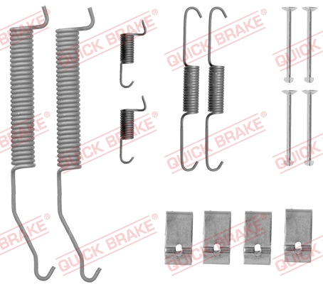 Комплект приладдя, гальмівна колодка   105-0812   QUICK BRAKE