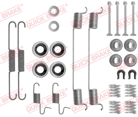 Комплектующие, тормозная колодка   105-0818   QUICK BRAKE