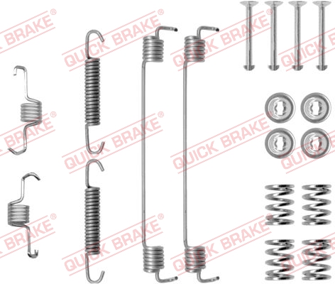 Комплектующие, тормозная колодка   105-0819   QUICK BRAKE