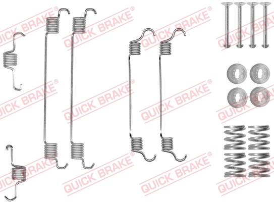 Комплект приладдя, гальмівна колодка   105-0820   QUICK BRAKE