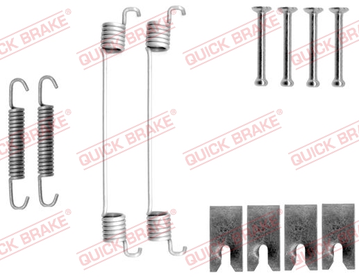 Комплектующие, тормозная колодка   105-0827   QUICK BRAKE