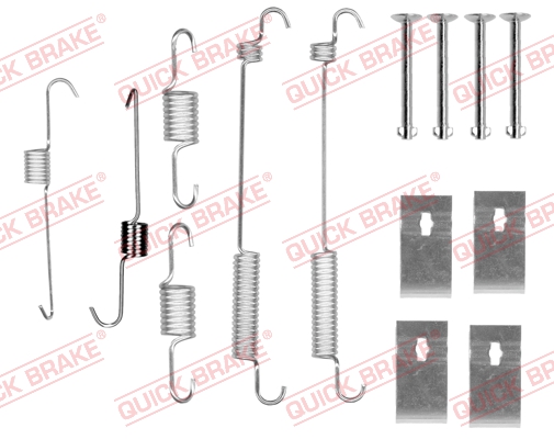 Комплект приладдя, гальмівна колодка   105-0846   QUICK BRAKE