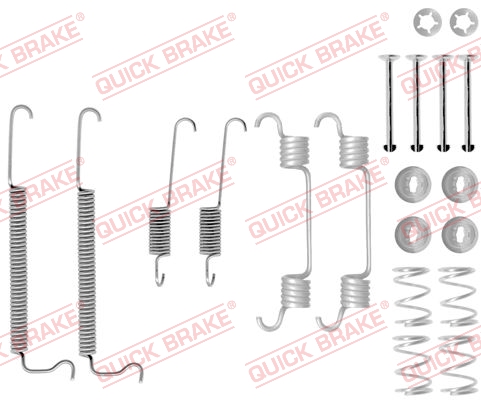 Комплектующие, тормозная колодка   105-0849   QUICK BRAKE