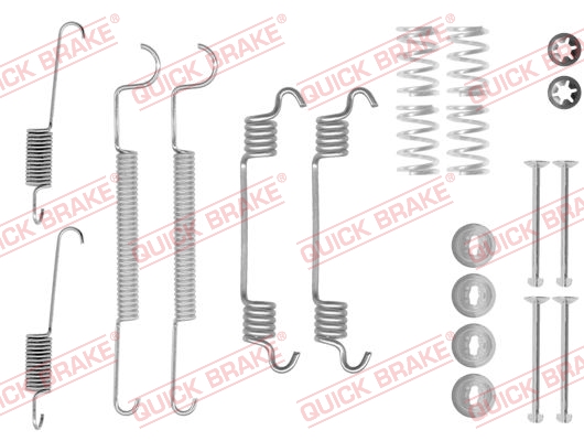 Комплект приладдя, гальмівна колодка   105-0873   QUICK BRAKE