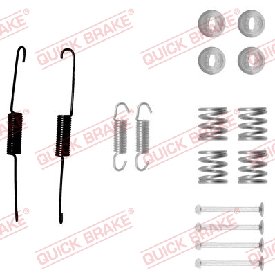 Комплект приладдя, гальмівна колодка   105-0879   QUICK BRAKE