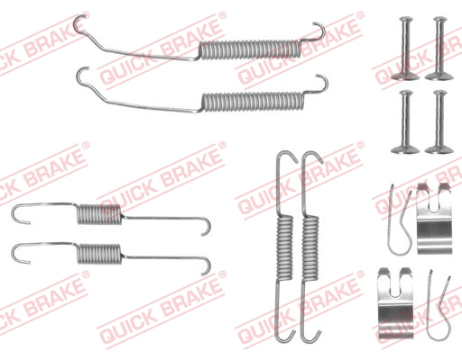 Комплектующие, тормозная колодка   105-0882   QUICK BRAKE