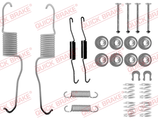 Комплектующие, тормозная колодка   105-0886   QUICK BRAKE