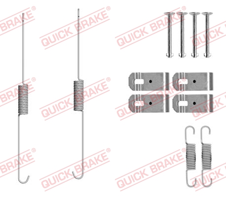 Комплектующие, тормозная колодка   105-0888   QUICK BRAKE