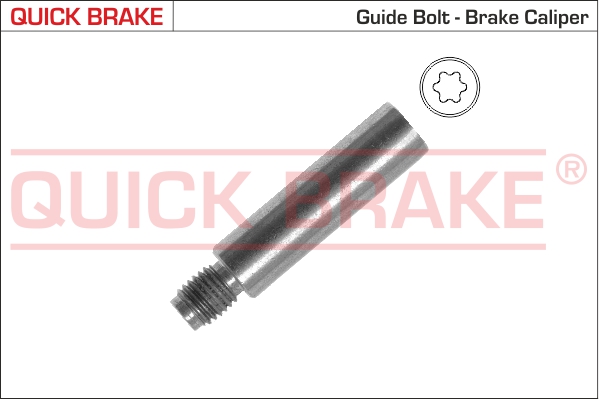 Направляющий болт, корпус скобы тормоза   11201   QUICK BRAKE