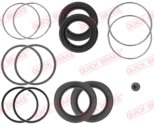 Ремонтний комплект, гальмівний супорт   114-0277   QUICK BRAKE