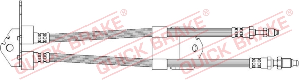 Тормозной шланг   36.700   QUICK BRAKE