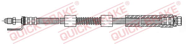 Гальмівний шланг   37.928   QUICK BRAKE