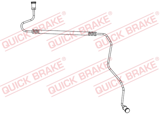 Тормозной шланг   96.017   QUICK BRAKE