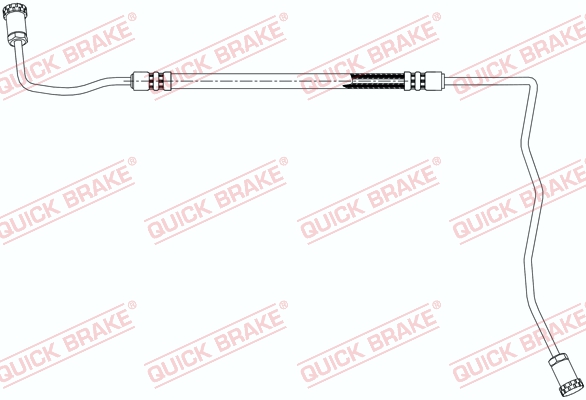 Гальмівний шланг   96.021   QUICK BRAKE