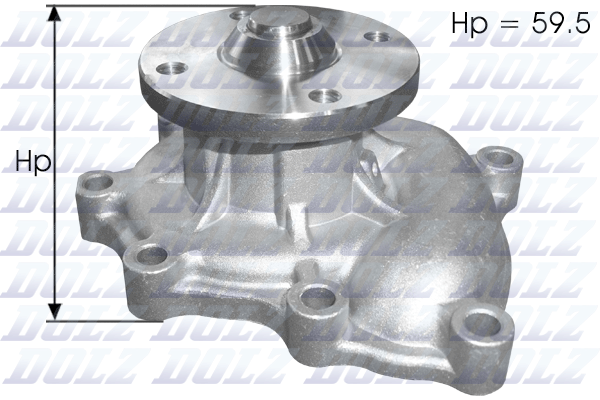 Водяной насос, охлаждение двигателя   K105   DOLZ