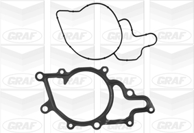 Водяной насос, охлаждение двигателя PA752 GRAF #1