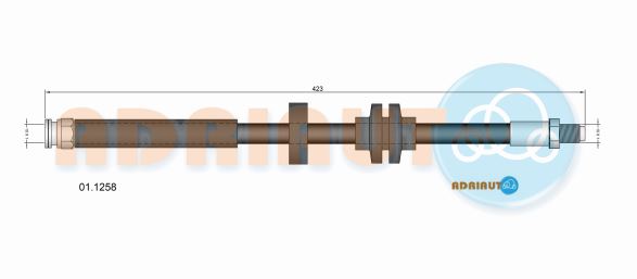 Гальмівний шланг   01.1258   ADRIAUTO