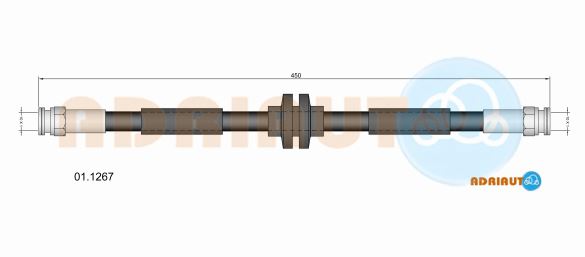Гальмівний шланг   01.1267   ADRIAUTO
