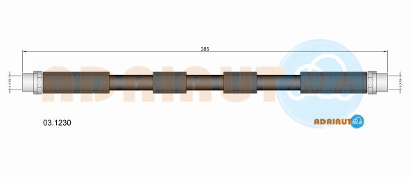 Тормозной шланг   03.1230   ADRIAUTO