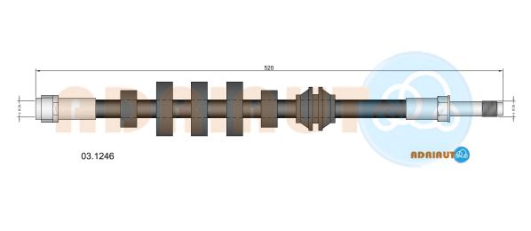 Тормозной шланг   03.1246   ADRIAUTO