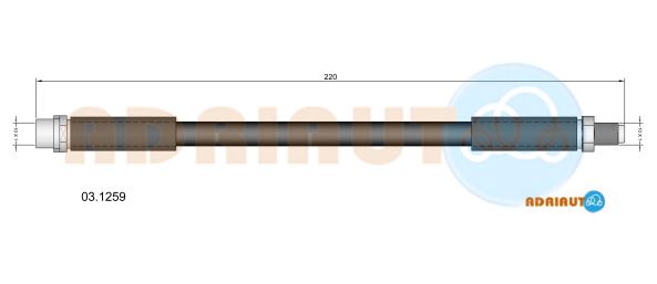 Гальмівний шланг   03.1259   ADRIAUTO