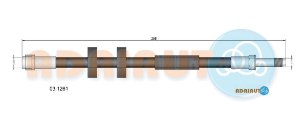 Тормозной шланг   03.1261   ADRIAUTO