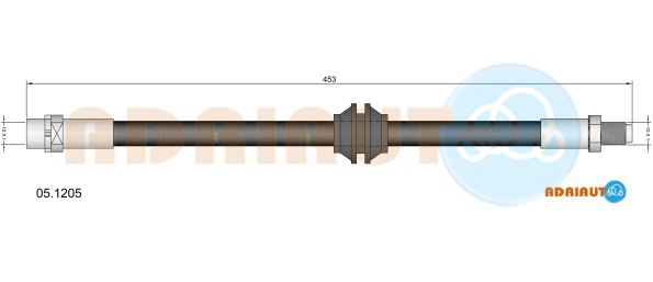 Гальмівний шланг   05.1205   ADRIAUTO