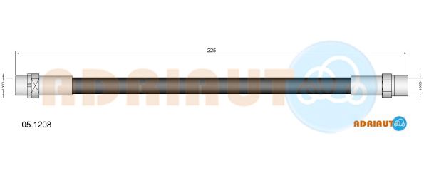 Гальмівний шланг   05.1208   ADRIAUTO